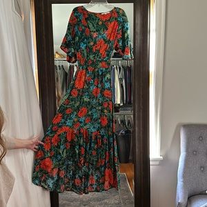 Floral Hi-Low Maxi Sun Dress